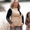 Patricia Arquette Murdaugh Death in the Family Beige Vest