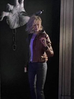 Resident Evil Requiem Grace Ashcroft Brown Leather Jacket