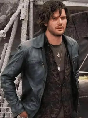 Return to Silent 2026 Hill Jeremy Irvine Black Leather Jacket