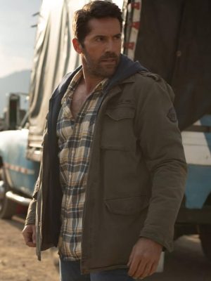 Scott Adkins Diablo 2025 Green Cotton Jacket