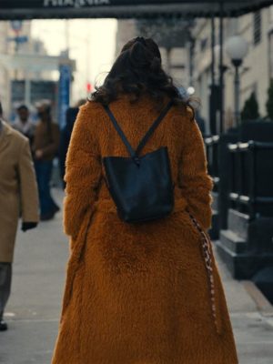 Selena Gomez Only Murders in the Building Fur Long Coat
