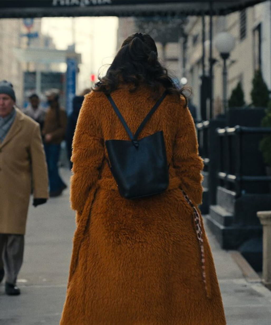 Selena Gomez Only Murders in the Building Fur Long Coat
