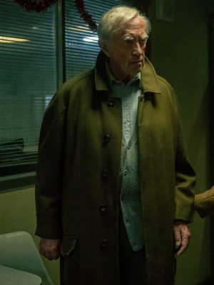 Slow Horses S04 Jonathan Pryce Brown Wool Coat