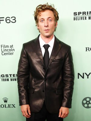 Springsteen: Deliver Me from Nowhere Jeremy Allen White Leather Blazer
