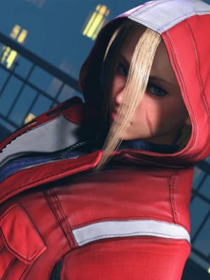 Street Fighter 6 Cammy White Red Leather Trench Coat