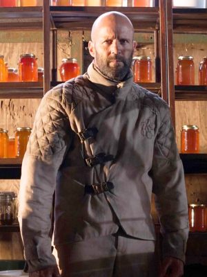 The Beekeeper Jason Statham Beige Cotton Jacket