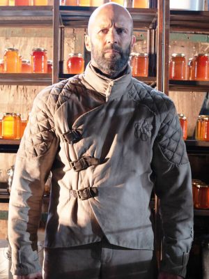 The Beekeeper Jason Statham Beige Cotton Jacket