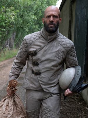 The Beekeeper Jason Statham Beige Cotton Jacket