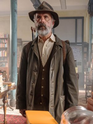 The Door-to-Door Bookstore Carl Kollhoff Brown Coat