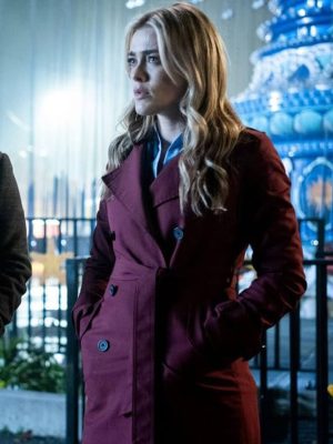 The Hunting Party 2025 Melissa Roxburgh Trench Coat