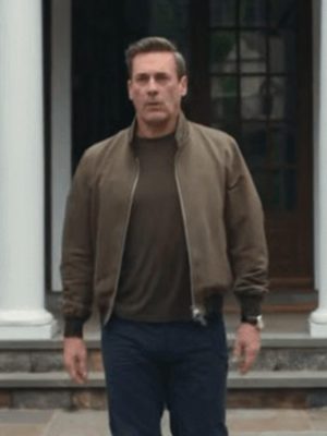 Your Friends and Neighbors Jon Hamm Brown Bomber Jacket