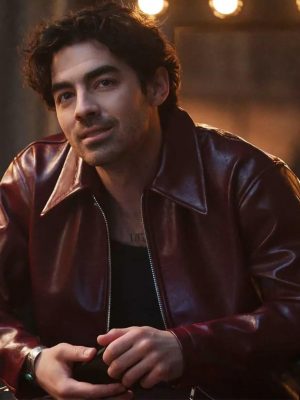 A Very Jonas Christmas Movie Joe Jonas Leather Jacket