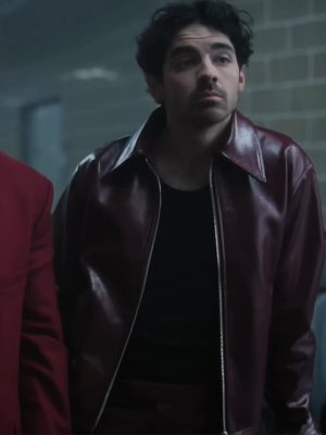 A Very Jonas Christmas Movie Joe Jonas Leather Jacket
