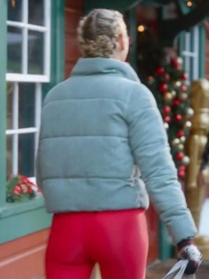 Amanda Kloots Fit for Christmas Puffer Jacket