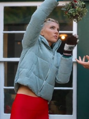 Amanda Kloots Fit for Christmas Puffer Jacket