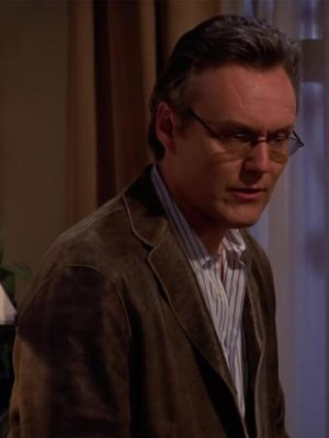 Buffy The Vampire Slayer Rupert Giles Brown Leather Jacket