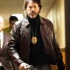 Michael Grable Dead Man's Wire 2025 Cary Elwes Leather Jacket