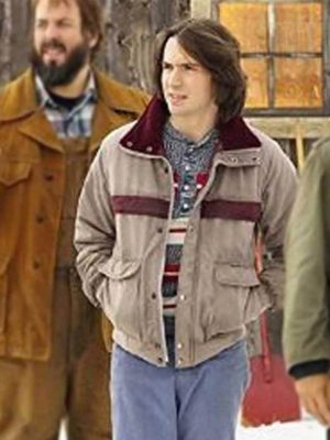Charlie Gerhardt Fargo S04 Grey Bomber Jacket