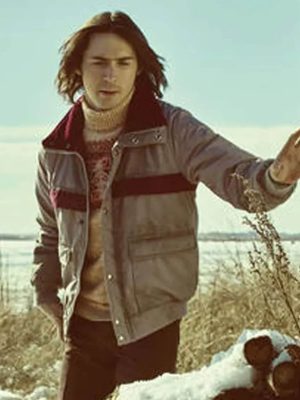 Charlie Gerhardt Fargo S04 Grey Bomber Jacket