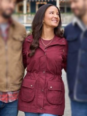Christmas Under the Lights Heather Hemmens Cotton Parka Jacket