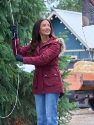 Christmas Under the Lights Heather Hemmens Cotton Parka Jacket