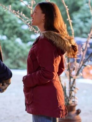 Christmas Under the Lights Heather Hemmens Cotton Parka Jacket