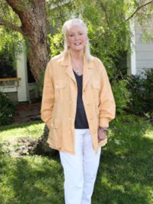 Diane Ladd Orange Safari Style Jacket