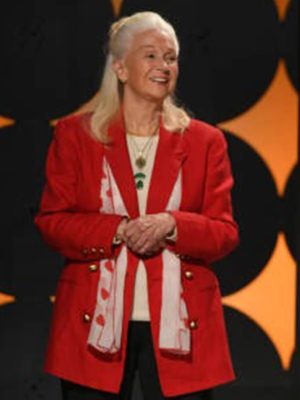 Diane Ladd Outfit Red Wool Blazer