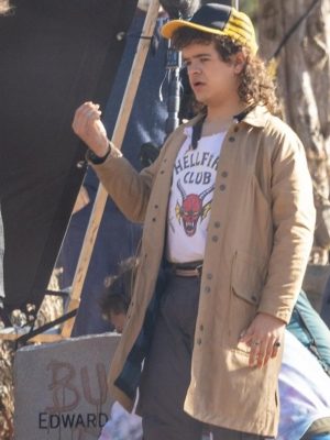 Dustin Henderson Stranger Things S5 Brown Cotton Jacket