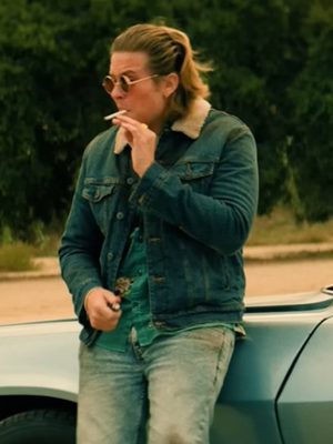 Dylan Sprouse Under Fire 2025 Blue Denim Jacket