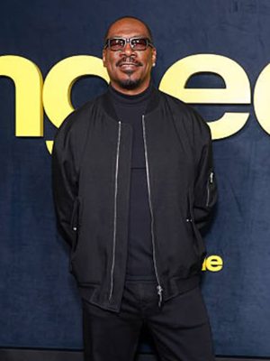 Eddie Murphy Black Bomber Jacket