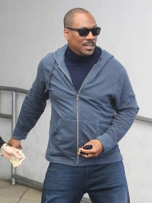 Eddie Murphy Blue Fleece Hoodie