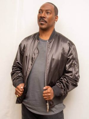 Eddie Murphy Brown Bomber Jacket