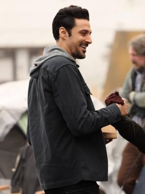 Found S01 Dhan Rana Black Cotton Jacket