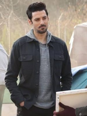 Found S01 Dhan Rana Black Cotton Jacket