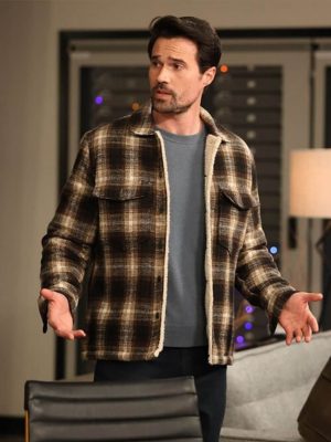 Found S02 Brett Dalton Wool Plaid Jacket