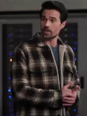 Found S02 Brett Dalton Wool Plaid Jacket