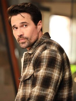 Found S02 Brett Dalton Wool Plaid Jacket