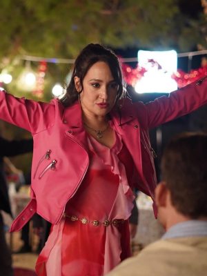 Gupse Özay Platonic S02 Pink Leather Jacket