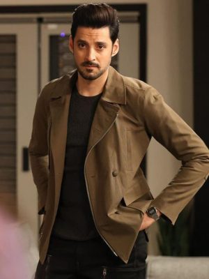 Karan Oberoi Found S01 Dhan Rana Green Cotton Jacket