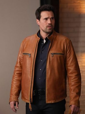 Mark Trent Found Season 2 Brown Leather Jacket