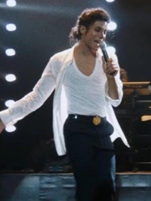 Michael 2026 Jaafar Jackson White Cotton Shirt