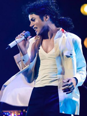 Michael 2026 Jaafar Jackson White Cotton Shirt
