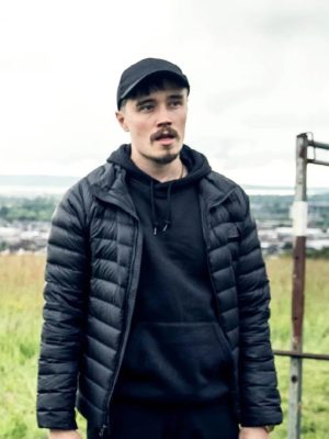 Michael Shea Blue Light S02 Black Puffer Jacket