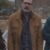 Neighborhood Watch 2025 Jeffrey Dean Morgan Brown Jacket