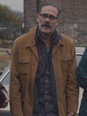 Neighborhood Watch 2025 Jeffrey Dean Morgan Brown Jacket