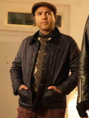 Nick Mohammed Deep Cover 2025 Quilted Jacket