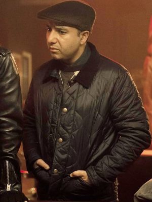 Nick Mohammed Deep Cover 2025 Quilted Jacket