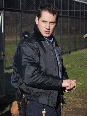 Orange Is the New Black John Bennett Black Bomber Jacket