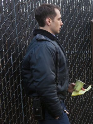 Orange Is the New Black John Bennett Black Bomber Jacket